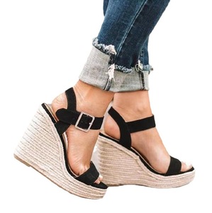 Nouvelle Arrivée 2026 – Sandales compensées à double bride cheville et bout ouvert pour femme, idéales pour l'été, la plage et le quotidien - Product Image 5