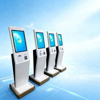 Terminal tactile vertical Yingtouch pour la gestion des files d'attente en libre-service, pour hôpitaux et administrations, montage sur pied/sur sol