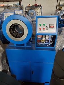 油圧パイプ圧着機