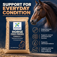 Prémélange Alimentaire pour Chevaux Jinmao Formule 1 en Poudre : Favorise la Nutrition avec des Acides Aminés, Minéraux et Oligo-éléments de Qualité Alimentaire