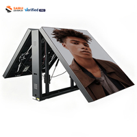 Panneau publicitaire LED double face extérieur personnalisé série AF 9Ftx16Ft, affichage publicitaire à ouverture frontale P3 P4