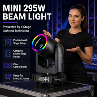 Projecteur annulaire HAT 295W Mini HID à faisceau, lampe à tête mobile haute luminosité avec contrôle DMX512 pour mariage et KTV