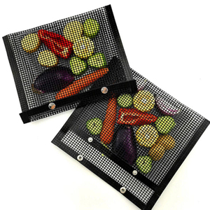 Soldes de liquidation Sac de grillade en maille antiadhésive pour <span class=keywords><strong>barbecue</strong></span>, panier de grillade, outils de <span class=keywords><strong>barbecue</strong></span>, filet, sac pour viande, pique-nique - Product Image 3