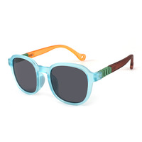 2025 nouvelle couleur épissage enfants polarisés enfants lunettes de soleil TR90 extérieur parasol enfants lunettes de soleil pour garçons et filles