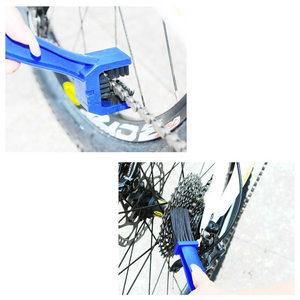 Cepillos para Bicicleta, Limpiador <span class=keywords><strong>de</strong></span> <span class=keywords><strong>Cadena</strong></span>, Accesorios Portátiles para Bicicleta y Equipo <span class=keywords><strong>de</strong></span> Ciclismo, Juego <span class=keywords><strong>de</strong></span> Herramientas <span class=keywords><strong>de</strong></span> Limpieza - Product Image 4