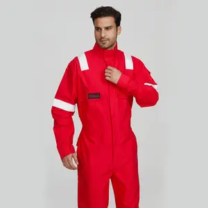 100% Cotton Reflective Safety Overall Customized Workwear for Working Protective Clothing