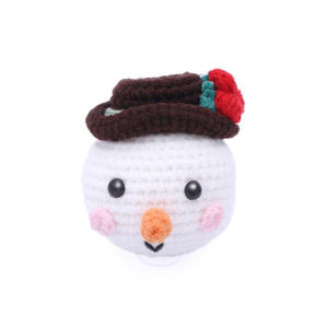 Ornements décoratifs en coton 100% faits à la <span class=keywords><strong>main</strong></span>, <span class=keywords><strong>crochet</strong></span>és, poupée vache, jouets de couture et de tissage, animal en peluche doux, artisanat - Product Image 2