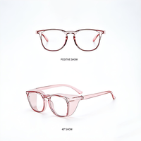 Lunettes de sécurité de haute qualité en fibre d'acétate, mode unisexe, plusieurs couleurs disponibles, logo personnalisé, montures de lunettes