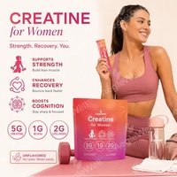 AegleWell – Bâtonnets de créatine en poudre portables pour femmes, 10g par sachet, dissolution rapide pour la gym, la course, le yoga, la nutrition quotidienne des femmes actives