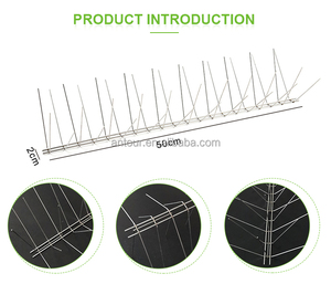 NEU Pest Bird Control Abschreckung <span class=keywords><strong>Anti</strong></span> Pigeon <span class=keywords><strong>Roosting</strong></span> Edelstahl Bird <span class=keywords><strong>Spikes</strong></span> - Product Image 5