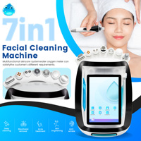 Appareil de soin de la peau intelligent 7 en 1 Hydro Dermabrasion Facial Machine Smart Ice Blue Blackhead Removal Skin Care Device Touch Screen