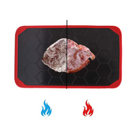 Plateau de dégivrage en aluminium Offre Spéciale Plaque de décongélation rapide pour aliments congelés Durable et écologique Parfait pour la cuisine