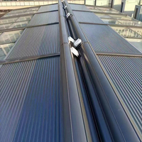Pare-soleil d'extérieur moderne auvent rétractable télécommande toiture de terrasse motorisée pour auvent de toit à usages multiples