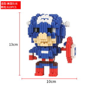 Juego de juguetes educativos de animales para niños, bloque de construcción DIY Popular, modelo de juguete de plástico colorido y divertido - Product Image 6