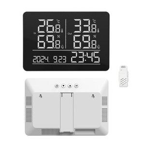 Termoigrometro digitale intelligente con sensore di temperatura e umidità Wireless <span class=keywords><strong>in</strong></span> <span class=keywords><strong>tempo</strong></span> <span class=keywords><strong>reale</strong></span> per il monitoraggio del <span class=keywords><strong>tempo</strong></span> interno/esterno - Product Image 2