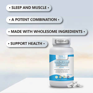 Tabletas de Glicinato de Magnesio Rainwood, Suplemento de Glicinato de Magnesio, Glicinato de Magnesio de Grado Alimenticio, Tabletas de Magnesio - Product Image 2