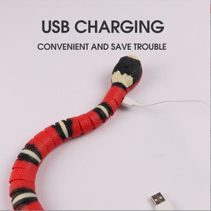Jouet <span class=keywords><strong>pour</strong></span> <span class=keywords><strong>chat</strong></span> populaire, <span class=keywords><strong>serpent</strong></span> interactif intelligent à détection automatique, rechargeable par USB, télécommande - Product Image 4