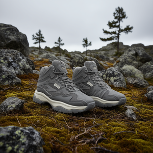 Bottes de randonnée Fila Ranger grises Bottes de randonnée pour hommes pour terrains accidentés Chaussures de randonnée grises pour aventures en plein air |   100% authentique - Product Image 2