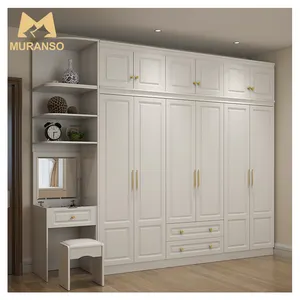 Tùy Chỉnh Bằng Gỗ Phòng Ngủ Tường Quần Áo MDF Tủ Phòng Khách Đồ Nội Thất Phòng Ngủ Tủ Quần Áo