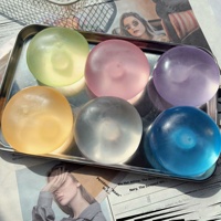 Balle anti-stress en caoutchouc faite à la main, best-seller transfrontalier, jouet de décompression moulable de haute qualité infusé à la vaseline