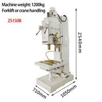 Mesin bor vertikal, mesin bor Diameter 50mm Z5150B, mesin bor vertikal lubang dalam besar