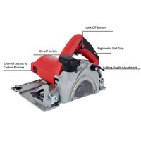 Scie à carrelage professionnelle 1400W 115mm-125mm pour dalles céramiques et carreaux grand format avec inclinaison 0-45° °   Coupe à onglets (11300 tr/min)