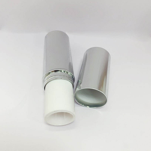 أنبوب أحمر شفاه دائري فضي معدني بلاستيكي أنبوب ملسم شفاه قالب تعبئة اسطوانة صندوق بلسم شفاه صندوق فرعي عبوة ABS - Product Image 6