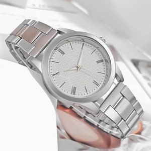 YuSa1313 Nuova Tendenza Orologi da Uomo di Lusso Semplici con Cinturino in Rete Metallica, Orologi al Quarzo Popolari - Product Image 2