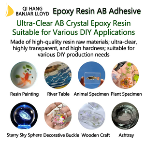 Résine époxy de haute qualité, transparente et dure, en plusieurs rapports (2:1, 3:1, 1:1), utilisée pour les revêtements de sol et les revêtements décoratifs. - Product Image 6