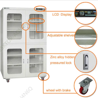 Armoire de laboratoire ESD multifonctionnelle en acier inoxydable Yunboshi 110/220V Contrôle de la température et de l'humidité Équipement de séchage SMD SMT