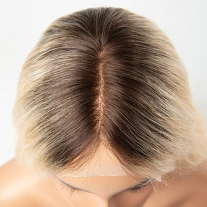 12A الصف الرماد شقراء كامل شعر بشري لعذراء 13*4 13*6 إغلاق Hd الدانتيل الجبهة كوشير الباروكات الأوروبية اليهودية - Product Image 4