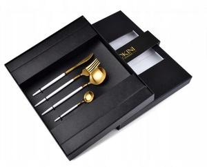Juego <span class=keywords><strong>de</strong></span> Cubiertos Modernos <span class=keywords><strong>de</strong></span> Oro y Plata, Cubiertos <span class=keywords><strong>Dorados</strong></span> Brillantes con Pulido Espejo, Cubiertos Coreanos Cutipol GOA, Juego <span class=keywords><strong>de</strong></span> Cubiertos <span class=keywords><strong>de</strong></span> Acero Inoxidable - Product Image 3