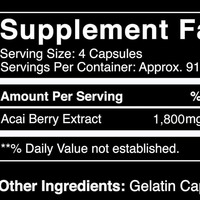 Vitahealthy OEM/ODM marque privée approvisionnement d'usine Halal naturel biologique poudre de baies d'açai capsules de culture sauvage