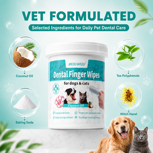 Salviette Dentali per Animali Domestici Facili da Usare per Cani e Gatti di Piccola Taglia, 50 Pezzi, Salviette per Igiene Orale, Prezzo all'Ingrosso, Spedizione Rapida, Articolo Disponibile - Product Image 5
