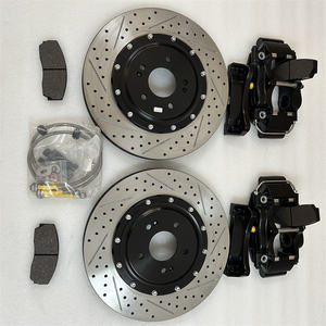 Jekit Kit de frein haute performance 1996 Mitsubishi Lancer <span class=keywords><strong>Evolution</strong></span> IV EVO4 330x28mm Rotors à disque cloche 17 jantes VW Golf Chery - Product Image 2