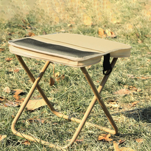 Folding <b>Stool</b> Fishing Chair Oxford Lightweight Design for Outdoor Camping Fishing Park Use Portable Shoulder Bag Storage - Product Image 5
