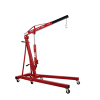 Grue de levage pliable 2T pour moteur, élévateur de moteur de voiture portable, grue de levage pour garage et entretien de véhicules – Vente directe usine