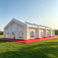 Carpa Inflable Blanca Comercial Grande, Carpa Inflable Impermeable para Eventos, Bodas, Fiestas, Exposiciones al Aire Libre, Alquiler
