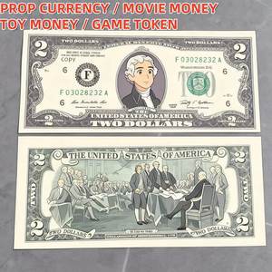 Billets de banque en papier personnalisés à impression offset, simili-icônes, <span class=keywords><strong>dollars</strong></span> américains, billets de banque fantaisie, billets de banque de film - Product Image 2