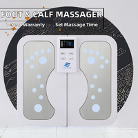 Masseur électrique à rouleaux pour les pieds et les jambes avec chaleur infrarouge, vibrations, compression d'air et contrôle du temps