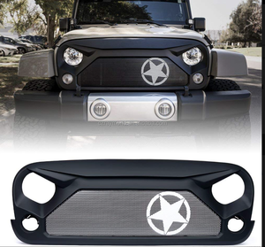 Design personalizado Front Center Mesh Bumper <span class=keywords><strong>Grille</strong></span> para Jeep Wrangler <span class=keywords><strong>JK</strong></span> Avengers 2007-2018 - Product Image 2