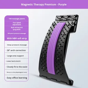 Appareil de traction pour le soulagement de la douleur lombaire et la correction de la posture, avec fonction de massage pour hernie discale et <span class=keywords><strong>dos</strong></span> rond - Product Image 3