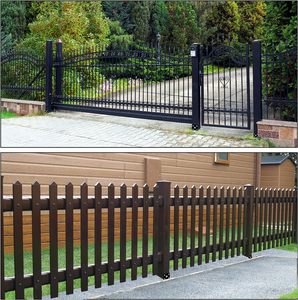 Thép mạ kẽm hình chữ U hàng rào bài Khung 4 "x 4" bột màu đen kim loại boong bài cơ sở Spike bê tông Neo - Product Image 5