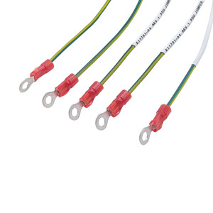 Fil de terre isolé AichienTech 4 mm² jaune-vert en cuivre pur toronné avec borne annulaire pour usage en bâtiment - Product Image 5
