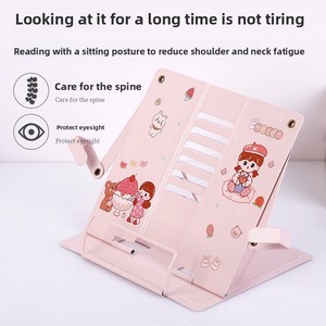 Support <span class=keywords><strong>de</strong></span> lecture multifonctionnel anti-myopie pour les élèves du primaire Support <span class=keywords><strong>de</strong></span> lecture pliable portable en métal durable - Product Image 4