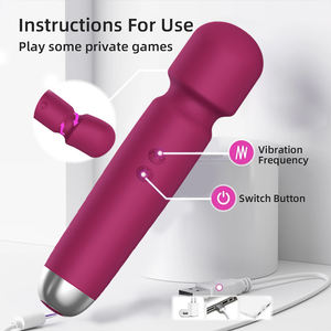 Libo frecuencias masturbadores para adultos eléctrico de mano AV varita masajeador consolador femenino vibrador juguetes sexuales para mujeres productos chinos - Product Image 2