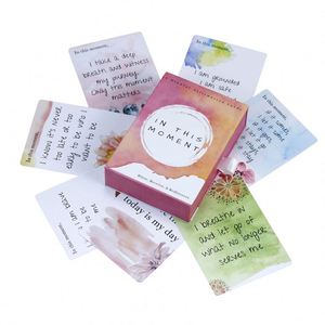 Outil portable anti-stress : Cartes d'affirmation pour la relaxation et la méditation quotidienne guidée, avec logo personnalisé - Product Image 4