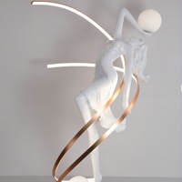 C-261 kreative humanoide Tier kunst Skulptur Stehlampe für Home Design Hotel Lobby Ausstellungs halle Vielseitiges Wohnzimmer Dekor