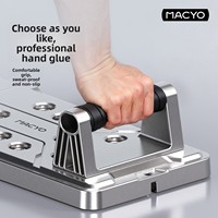 Planche de musculation pliable en alliage d'aluminium professionnel, multifonctionnelle, avec bandes de résistance pour la maison et la salle de sport