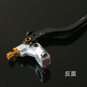 Levier de frein de moto Mokia en alliage d'aluminium CNC monobloc universel, pièce de modification d'embrayage et de frein pour main droite 07 # - Product Image 3